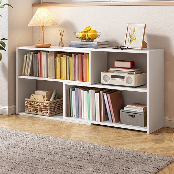 Flexible Bookshelf Contemporary Style Bookcase for Study Room and Office