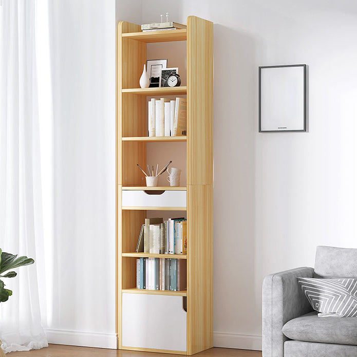 Multiple Colors Modern Style Bookshelf Engineer Wood Bookcase