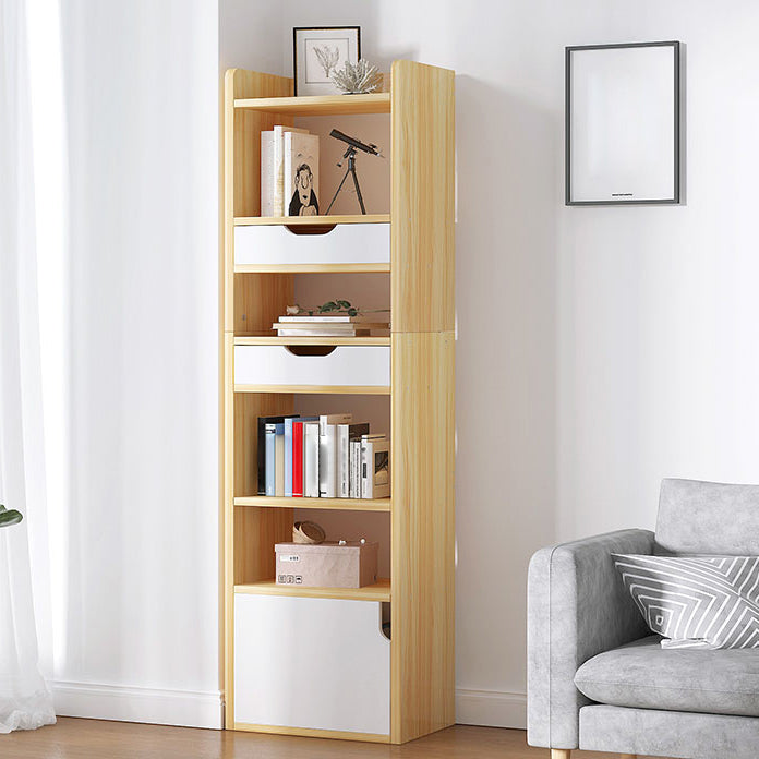 Multiple Colors Modern Style Bookshelf Engineer Wood Bookcase