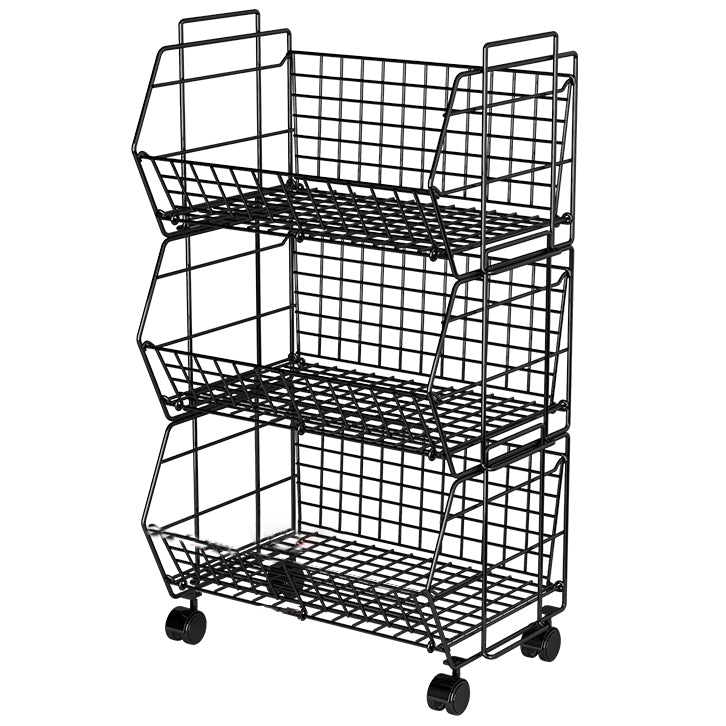 10.43"W Bookshelf Contemporary Style Bookcase for Study Room Office with Casters