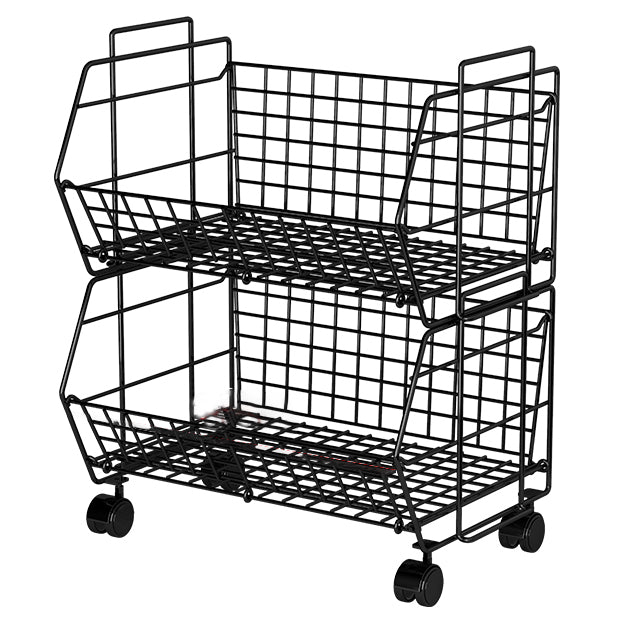 10.43"W Bookshelf Contemporary Style Bookcase for Study Room Office with Casters