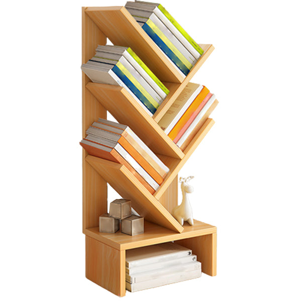 Modern Closed Back Style Bookshelf Engineer Wood Bookcase for Home