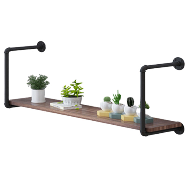 11.81"W Bookshelf Wall Mounted Industrial Style Bookcase for Home Office