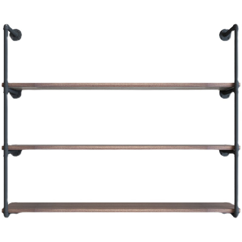 11.81"W Bookshelf Wall Mounted Industrial Style Bookcase for Home Office