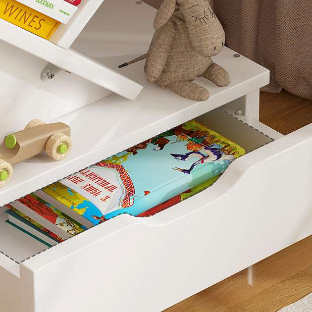 Multiple Colors Modern Style Bookshelf Wood Bookcase for Home