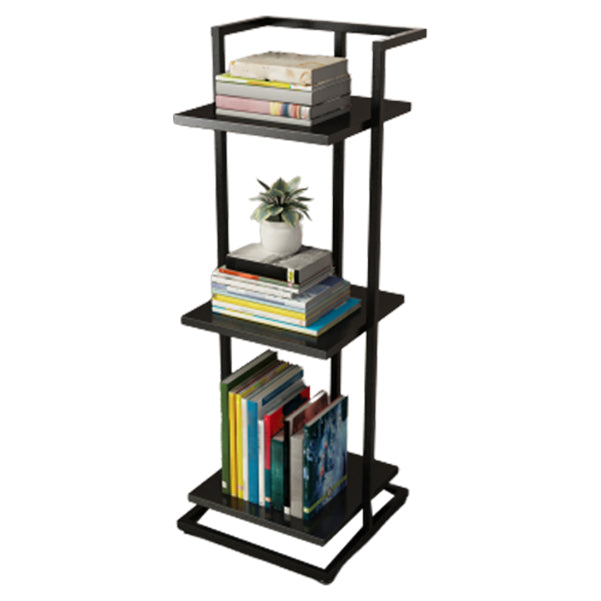Open Back Modern Style Bookshelf Wood Bookcase for Home Office