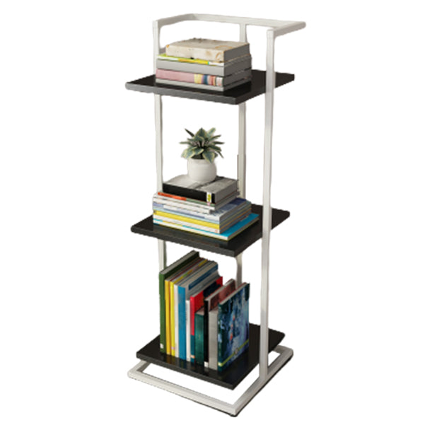 Open Back Modern Style Bookshelf Wood Bookcase for Home Office