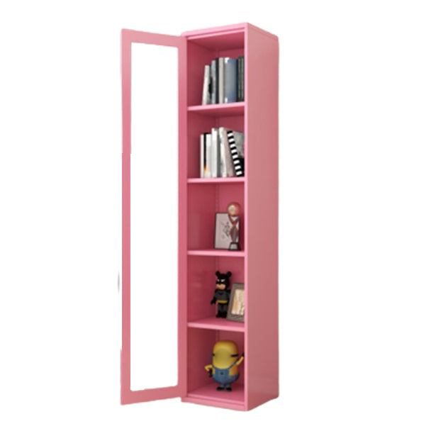 Multiple Colors Modern Style Bookshelf, Metal Bookcase for Home