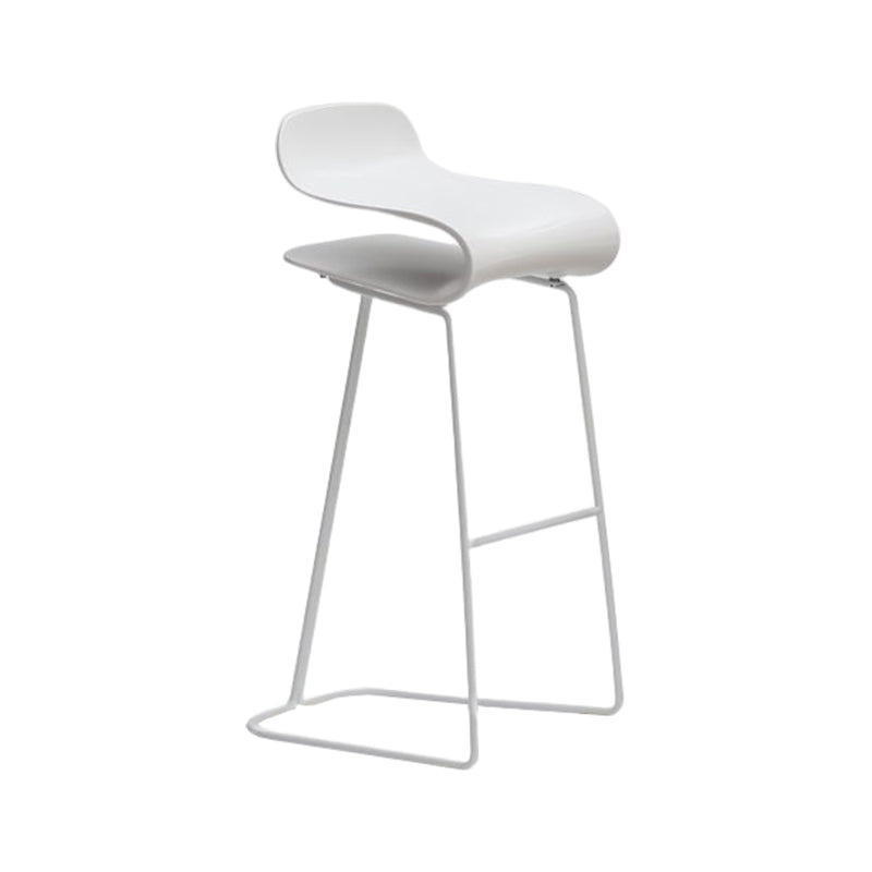 Nordic Style Metal Bar-stool Plastic Counter Bar Stool for Kitchen