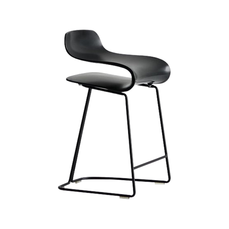 Nordic Style Metal Bar-stool Plastic Counter Bar Stool for Kitchen