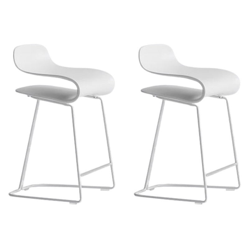 Nordic Style Metal Bar-stool Plastic Counter Bar Stool for Kitchen