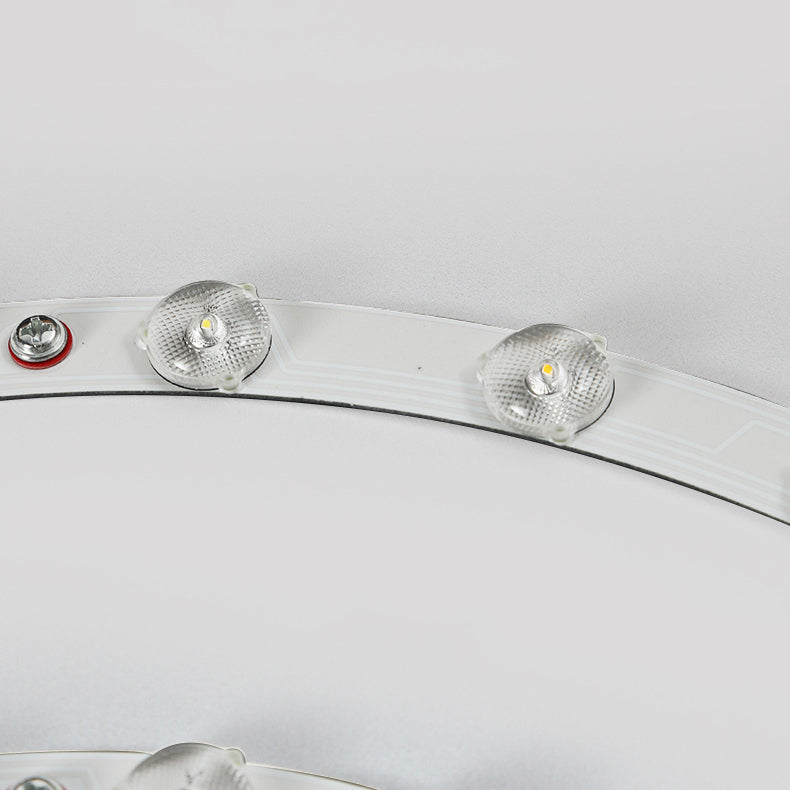 Modern Style Circle Shape Ceiling Lamp Metal 1 Light Ceiling Lighting for Dining Room