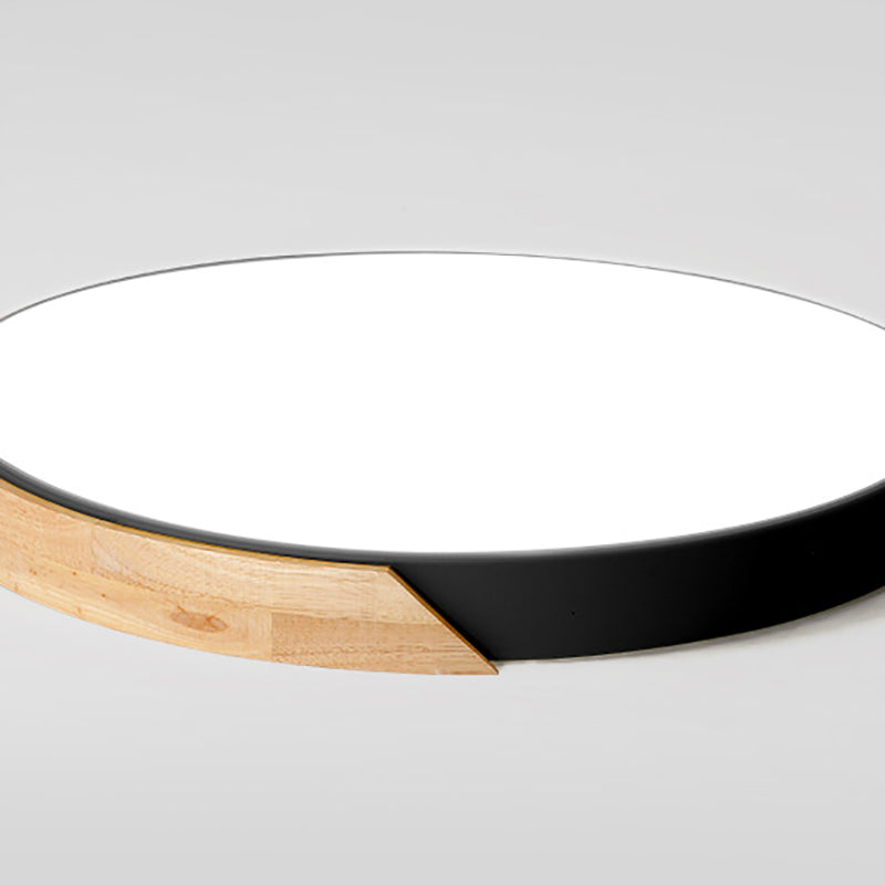 Modern Style Circle Shape Ceiling Lamp Metal 1 Light Ceiling Lighting for Dining Room