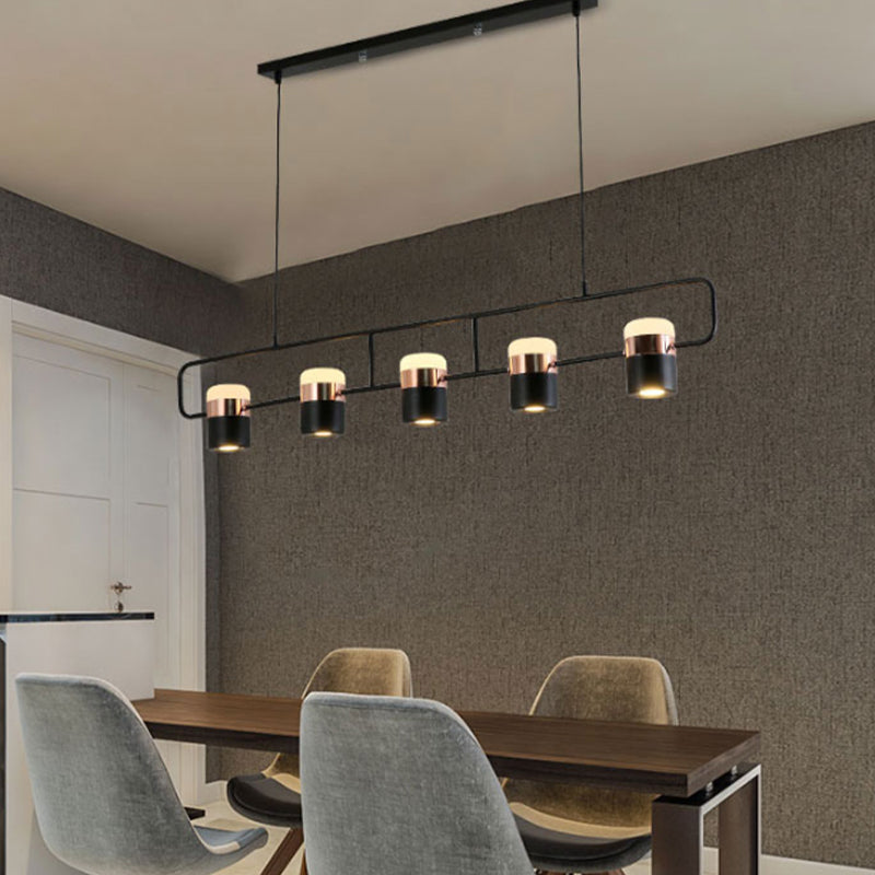 Modern Island Lighting Fixture Metal Dining Room Island Pendant Light