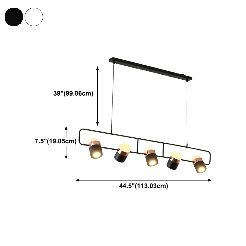 Modern Island Lighting Fixture Metal Dining Room Island Pendant Light