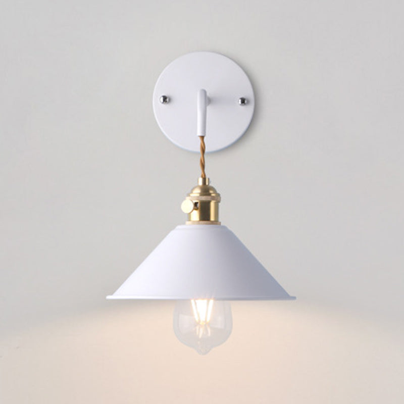 Modern Metal Shade Wall Mounted Lamp Simplicity Colorful Wall Sconce for Sitting Room