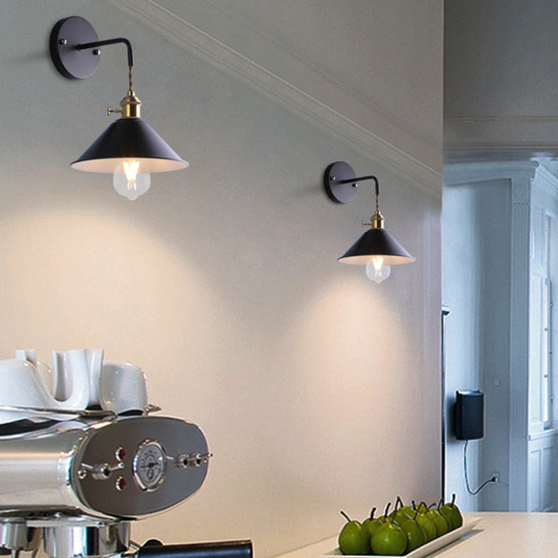 Modern Metal Shade Wall Mounted Lamp Simplicity Colorful Wall Sconce for Sitting Room