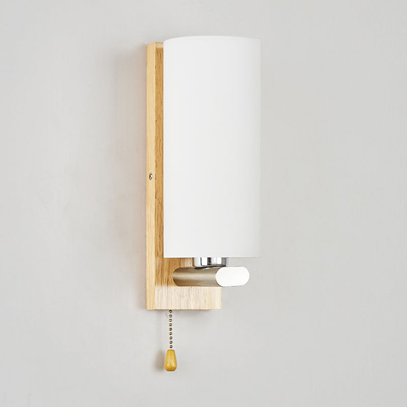 Minimalist Style Wall Mount Light Glass Bedside Wall Sconce Light