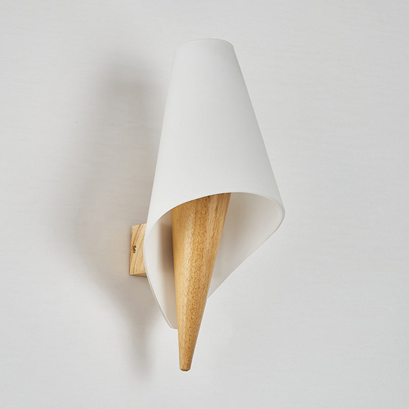 Minimalist Style Wall Mount Light Glass Bedside Wall Sconce Light