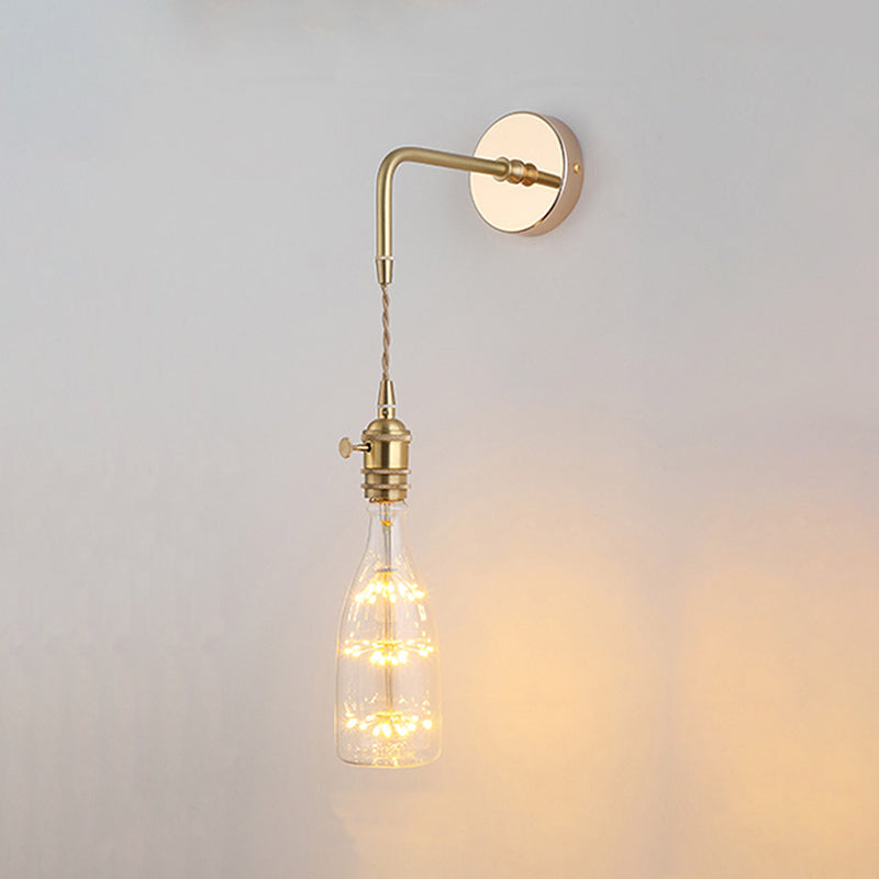 Brass Wall Sconce Nordic Minimalist Style Wall Light Sconces for Bedroom