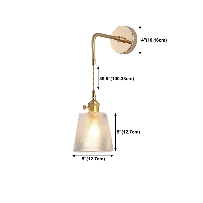 Brass Wall Sconce Nordic Minimalist Style Wall Light Sconces for Bedroom