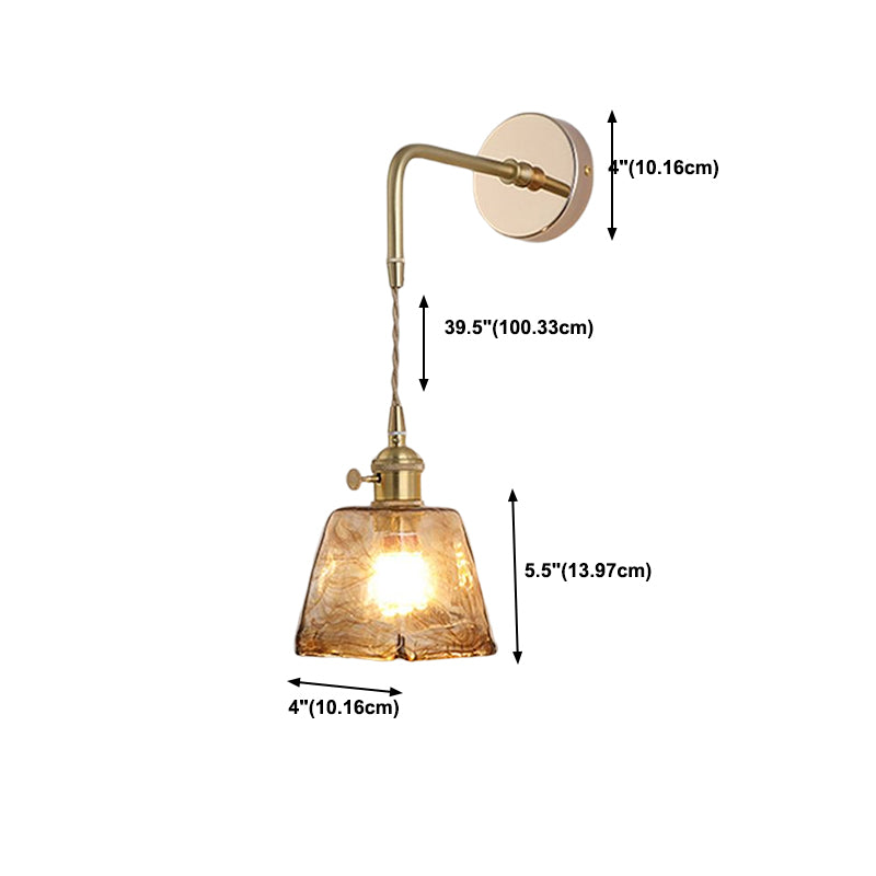 Brass Wall Sconce Nordic Minimalist Style Wall Light Sconces for Bedroom