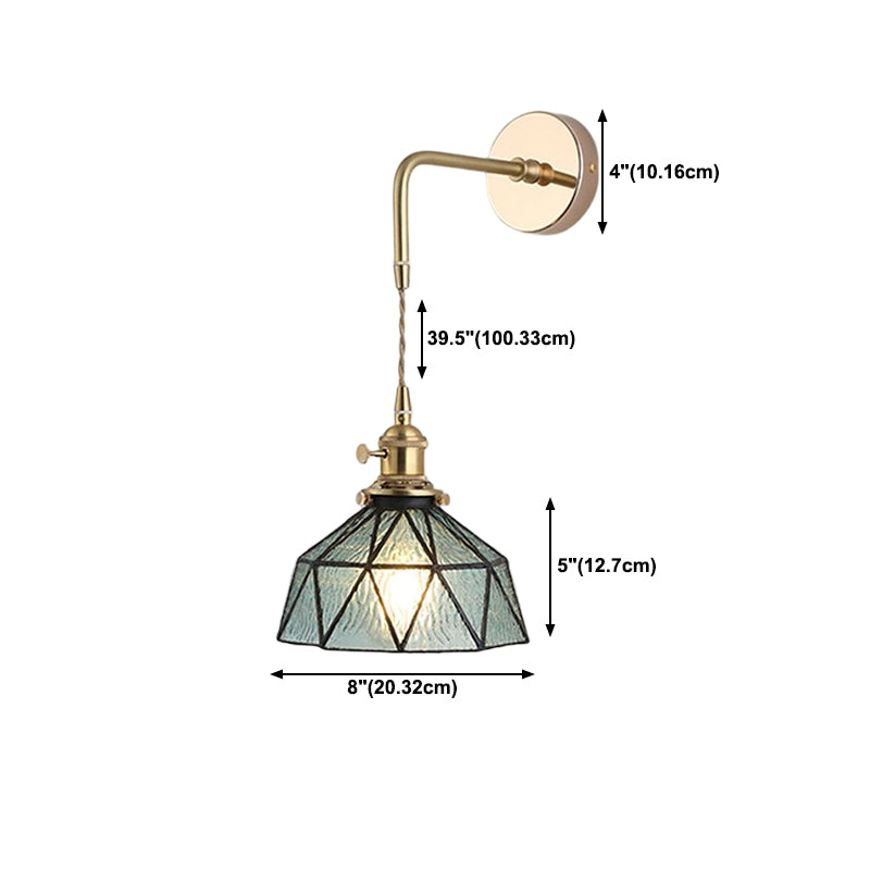 Brass Wall Sconce Nordic Minimalist Style Wall Light Sconces for Bedroom