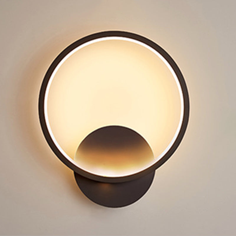 Linear Shape Metal Wall Light Modern Style Single Light Wall Mount Lighting