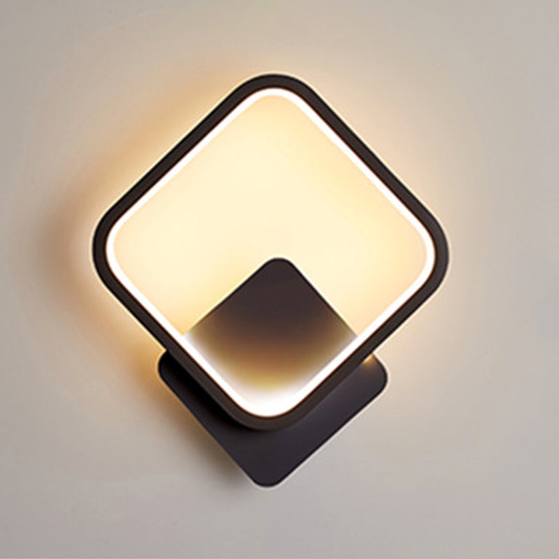 Linear Shape Metal Wall Light Modern Style Single Light Wall Mount Lighting