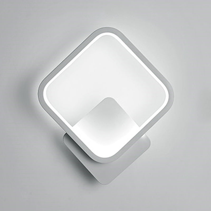Linear Shape Metal Wall Light Modern Style Single Light Wall Mount Lighting