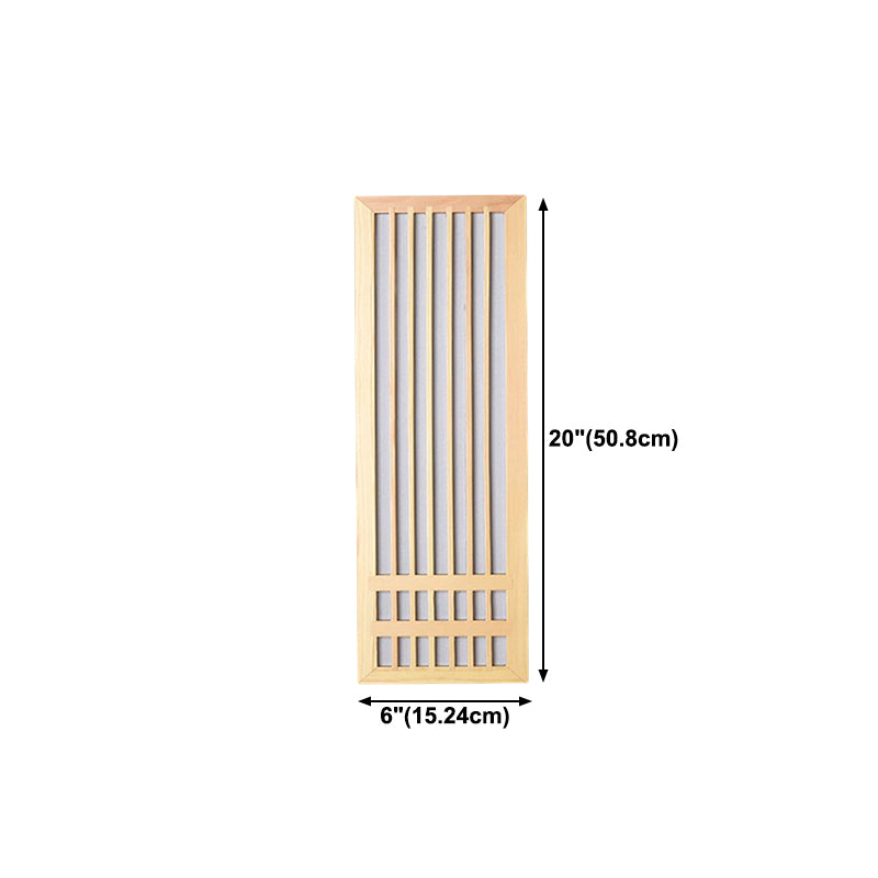 Wooden Wall Mount Light Modern Wall Sconce Lamp with Plastic Shade for Living Room
