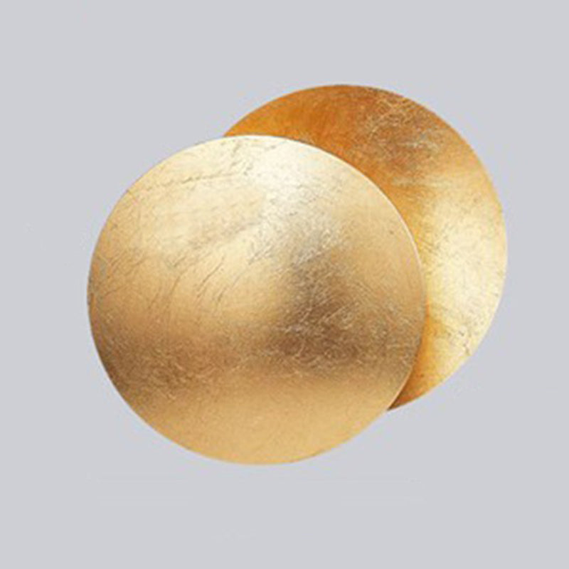 Light Luxury Metal Wall Light Circle Shape LED Rotatable Wall Lamp for Bedroom