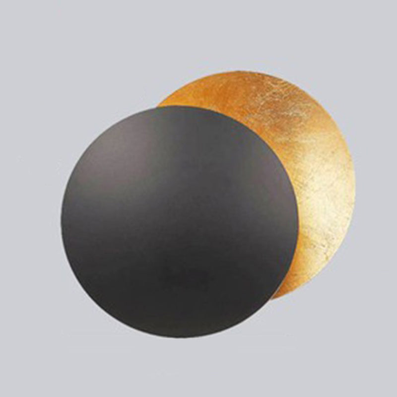 Light Luxury Metal Wall Light Circle Shape LED Rotatable Wall Lamp for Bedroom