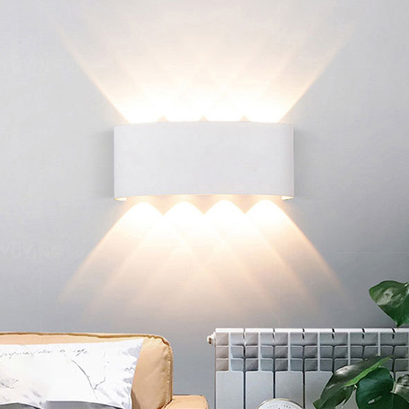 Multi-Light Geometric Wall Lighting Ideas Modern Style Metal Wall Mounted Light
