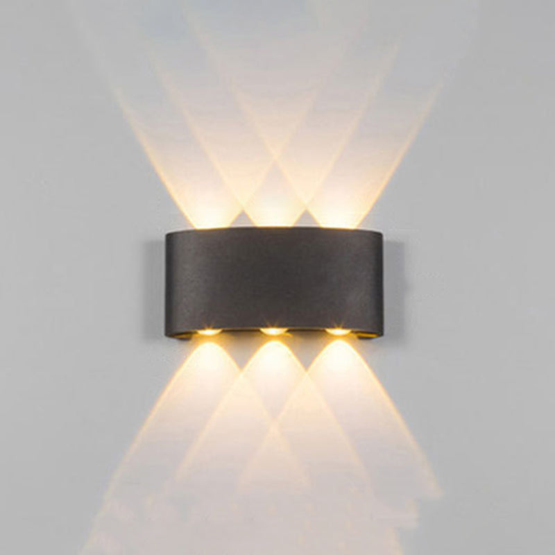 Multi-Light Geometric Wall Lighting Ideas Modern Style Metal Wall Mounted Light