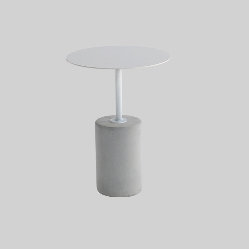 Nordic Style Cocktail Table Stainless Steel Table Round Coffee Table