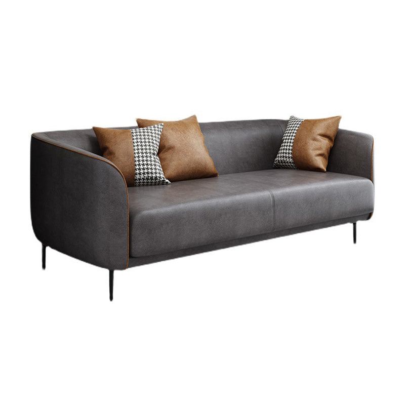 Contemporary Tight Back Sofa with Tuxedo Arms for Living Room