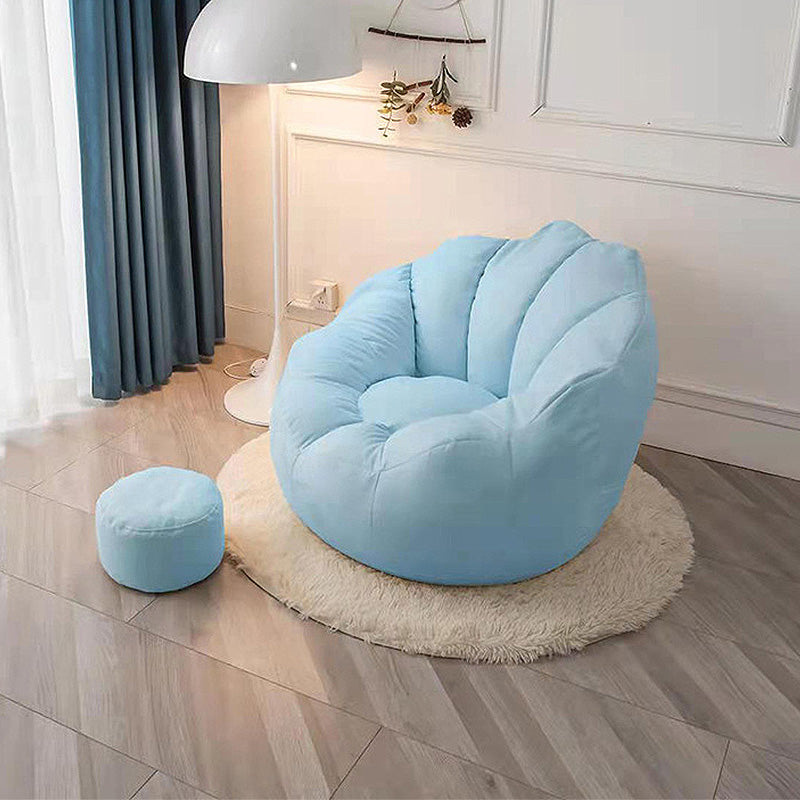 31.49" L x 31.49" W x 27.55" H Linen Accent Chair Washable Papasan Chair