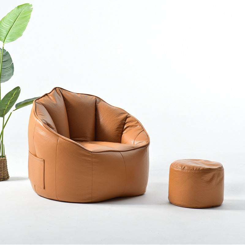 Bonded Leather Arms Included Chair 29.5"L x 29.5"W x 26.7" H Chair for Living Room