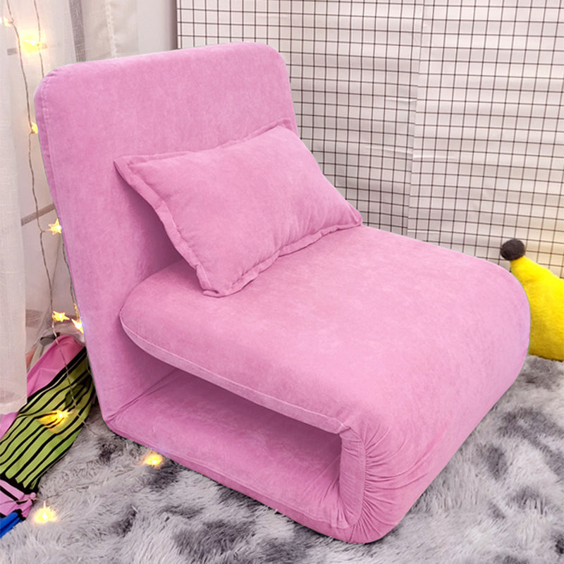 Linen Convertible Chair 25.6"L x 25.6"W x 27.5" H Chair for Living Room