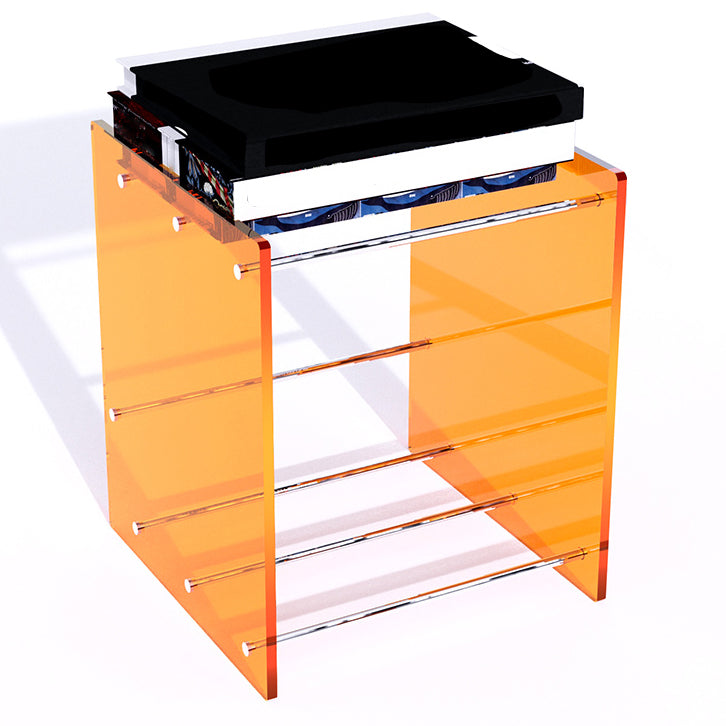 Multiple Colors Modern Style Bookshelf Acrylic Bookcase for Home