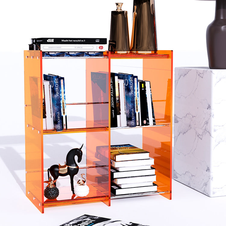 Multiple Colors Modern Style Bookshelf Acrylic Bookcase for Home