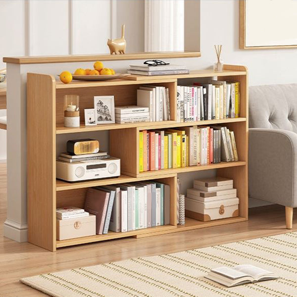 Contemporary Style Bookshelf Open Back Bookcase for Home Office