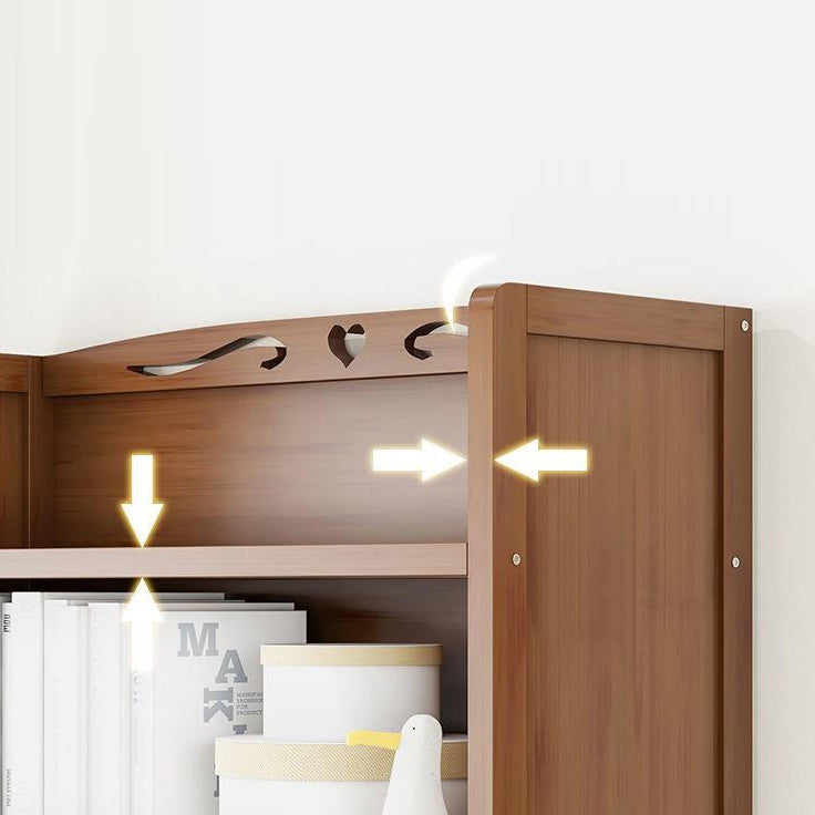 11.42"W Bookshelf Contemporary Style Bookcase for Office and Study Room