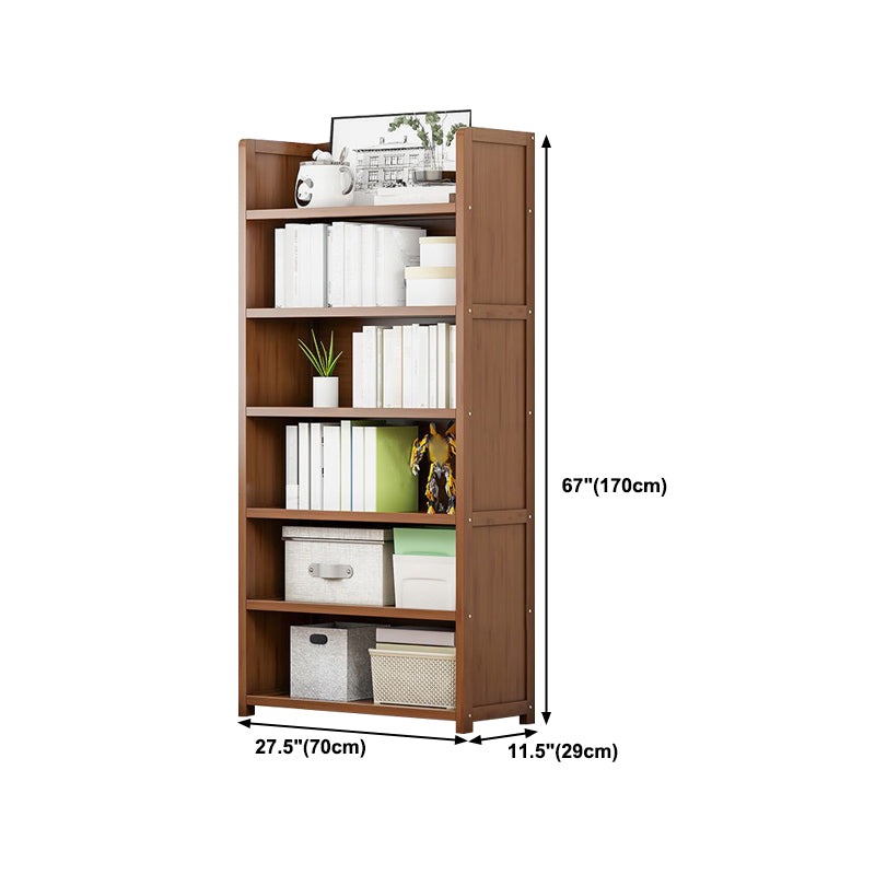 11.42"W Bookshelf Contemporary Style Bookcase for Office and Study Room