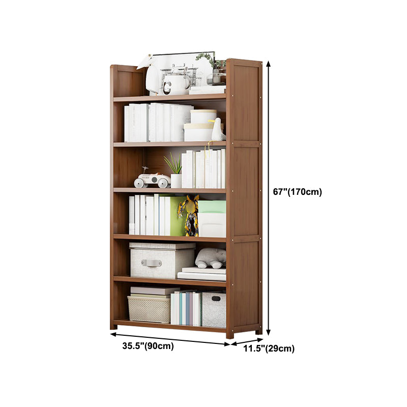 11.42"W Bookshelf Contemporary Style Bookcase for Office and Study Room