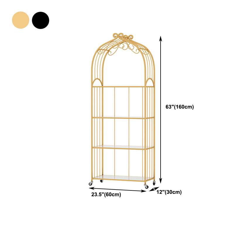 11.81"W Bookshelf Open Back Contemporary Style Bookcase for Home Office