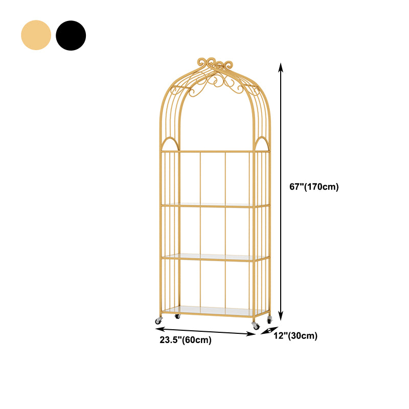 11.81"W Bookshelf Open Back Contemporary Style Bookcase for Home Office
