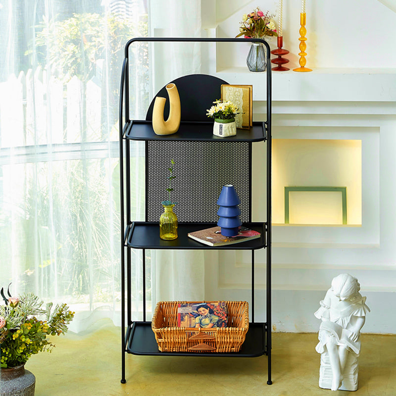 Modern Style Bookcase Etagere Open Back Metal Bookshelf for Home