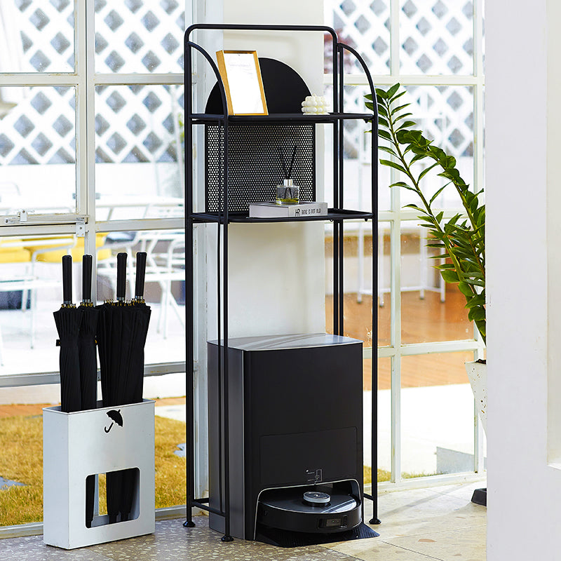 Modern Style Bookcase Etagere Open Back Metal Bookshelf for Home